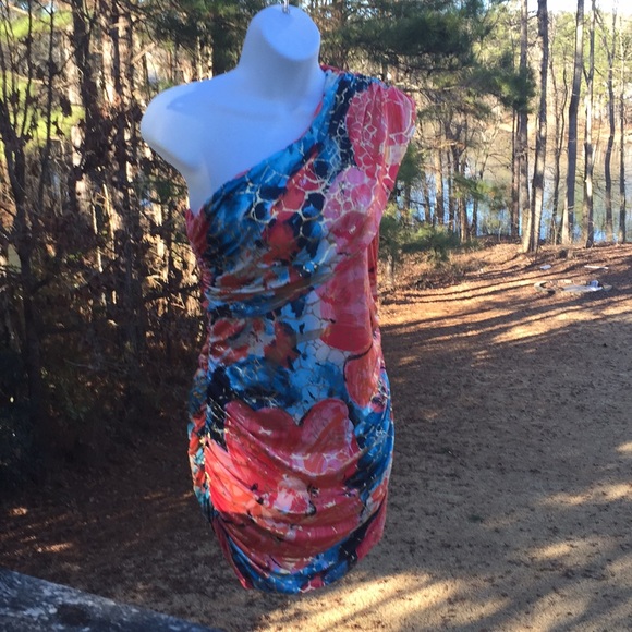 Dresses & Skirts - Multicolored stretchy reversible dress